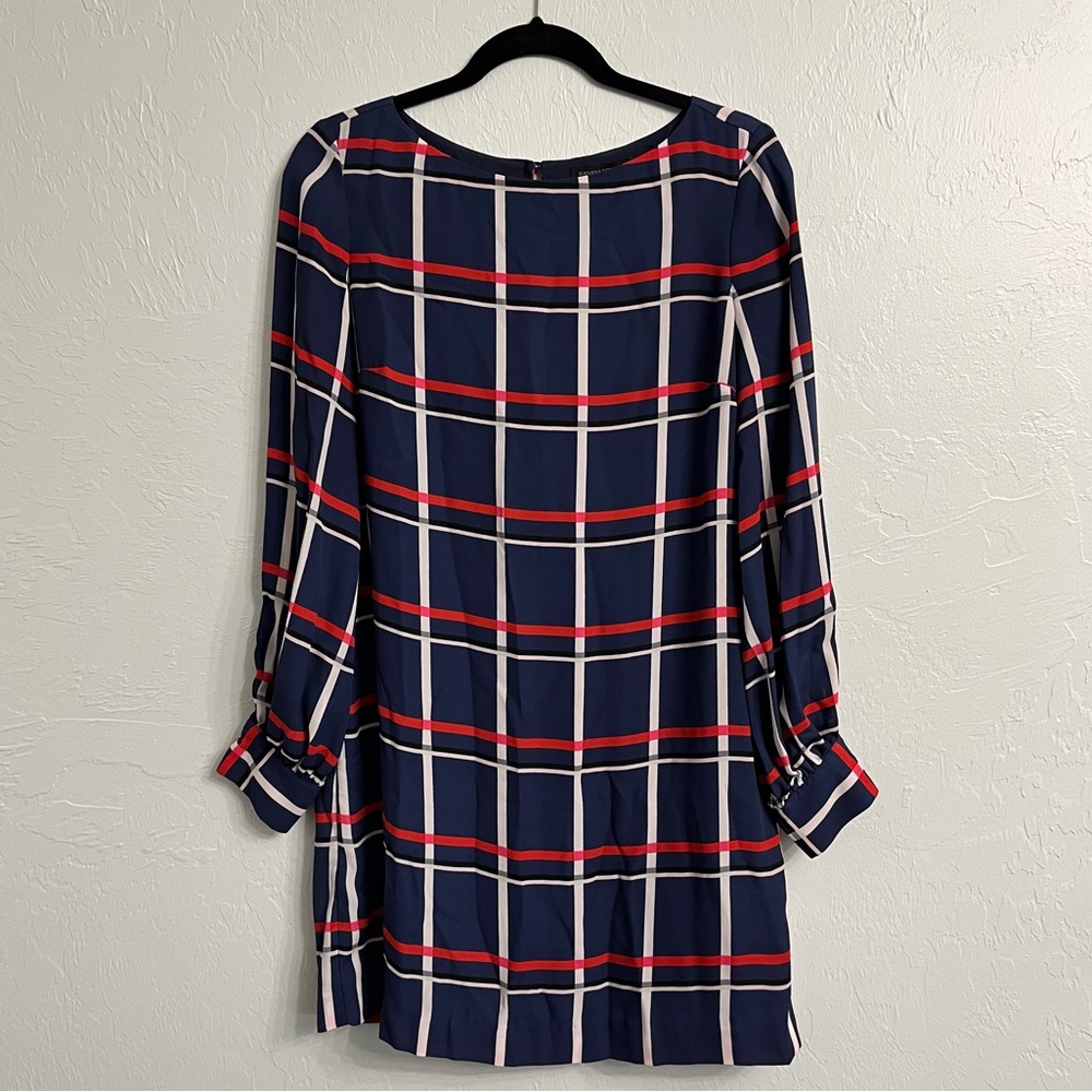 Banana Republic Dress Comfy Size 6 Business Classy Sophisticated Navy Multicolor